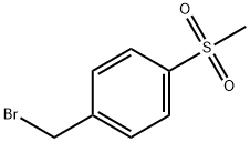 1-(BROMOMETHYL)-4-(METHYLSULFONYL)BENZENE Struktur