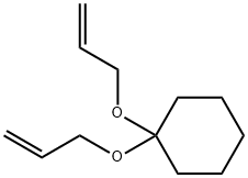 CYCLOHEXANONE DIALLYLACETAL Struktur