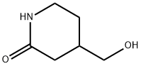 2-オキソピペリジン-4-メタノール 化学構造式