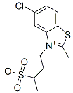 5-Chloro-2-methyl-3-(3-sulfonatobutyl)benzothiazol-3-ium Struktur