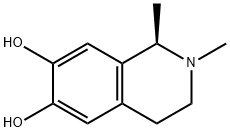 1,2-dimethyl-3,4-dihydro-1H-isoquinoline-6,7-diol Struktur