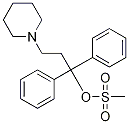 1-Piperidinepropanol, a,a-diphenyl-, 1-Methanesulfonate Struktur