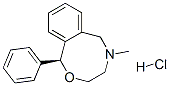 (S)-3,4,5,6-tetrahydro-5-methyl-1-phenyl-1H-2,5-benzoxazocine hydrochloride Struktur