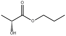 Propanoic acid, 2-hydroxy-, propyl ester, (2R)- (9CI) Struktur