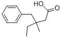 3-Benzyl-3-methylpentanoicacid Structure