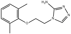 4-[2-[(2,6-Dimethylphenyl)oxy]ethyl]-4H-1,2,4-triazol-3-amine 结构式