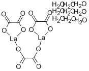 草酸镧水合物, 537-03-1, 结构式