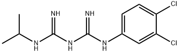 1-(3,4-ジクロロフェニル)-5-イソプロピルビグアニド 化学構造式