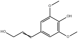 2,6-ジメトキシ-4-(3-ヒドロキシ-1-プロペニル)フェノール 化学構造式