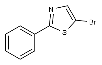 5-BROMO-2-PHENYLTHIAZOLE Structure