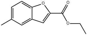 2-Benzofurancarboxylic acid, 5-Methyl-, ethyl ester Struktur