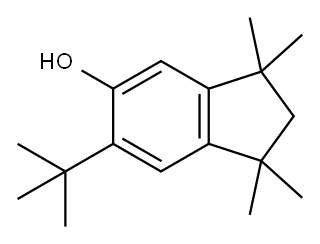 6-(tert-butyl)-1,1,3,3-tetramethylindan-5-ol Structure
