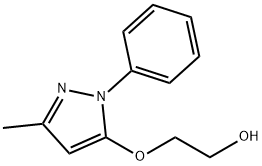 2-[(3-Methyl-1-phenyl-1H-pyrazol-5-yl)oxy]ethanol 结构式