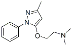 5-[2-(Dimethylamino)ethoxy]-3-methyl-1-phenyl-1H-pyrazole 结构式