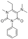 5-(Dimethylamino)-6-ethyl-1-methyl-3-phenyluracil Structure