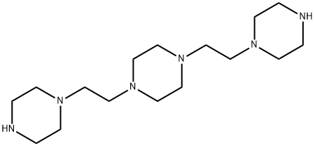 1,4-bis[2-(1-piperazinyl)-ethyl]-Piperazine Struktur