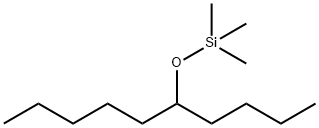 [(1-ブチルヘキシル)オキシ]トリメチルシラン 化学構造式