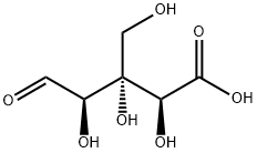 3-C-Hydroxymethyl-D-riburonic acid Struktur