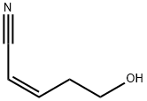 (Z)-5-ヒドロキシ-2-ペンテンニトリル 化学構造式