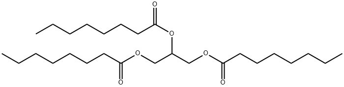 トリカプリリン 化学構造式