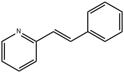 2-[(E)-2-フェニルビニル]ピリジン 化学構造式