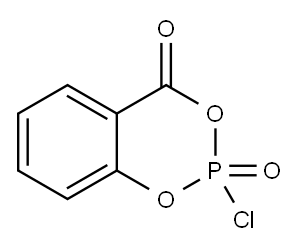 Anhydro-(O-carboxyphenyl)phosphorochloridate Structure