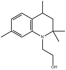 3,4-ジヒドロ-2,2,4,7-テトラメチル-1(2H)-キノリンエタノール 化学構造式