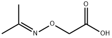 2-[[(1-メチルエチリデン)アミノ]オキシ]酢酸 化学構造式