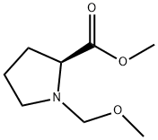 L-Proline, 1-(methoxymethyl)-, methyl ester (9CI) Struktur