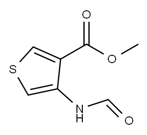 4-甲酰胺噻吩-3-羧酸甲酯, 53826-78-1, 结构式