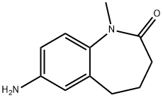 7-Amino-1-methyl-1,3,4,5-tetrahydro-benzo[b]azepin-2-one Structure