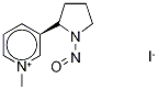 N-METHYL-N'-NITROSONORNICOTINIUM IODIDE Struktur