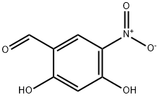 2,4-Dihydroxy-5-nitrobenzaldehyde Struktur