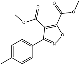 4,5-Isoxazoledicarboxylicacid,3-(4-methylphenyl)-,dimethylester(9CI) Struktur