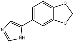4-(1,3-Benzodioxol-5-yl)-1H-imidazole Struktur