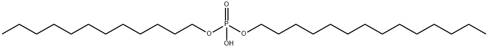 Phosphoric acid hydrogen dodecyltetradecyl ester Struktur