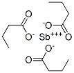 BUTANOICACIDANTIMONY(3+)SALT Struktur