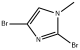 2,4-二溴-1-甲基-1H-咪唑 结构式