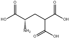 4-カルボキシ-L-グルタミン酸 化学構造式
