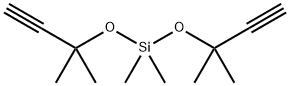 Silane,bis[(1,1-dimethyl-2-propynyl)oxy] dimethyl- Struktur