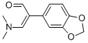 ALPHA-[(DIMETHYLAMINO)METHYLENE]-1,3-BENZODIOXOLE-5-ACETALDEHYDE Struktur