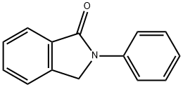 2-フェニル-2H-イソインドール-1(3H)-オン 化学構造式