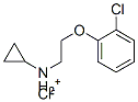 [2-(2-chlorophenoxy)ethyl]cyclopropylammonium chloride  Structure