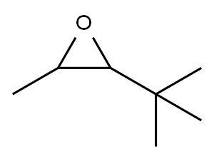 2,3-エポキシ-4,4-ジメチルペンタン 化学構造式