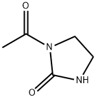 1-アセチル-2-イミダゾリジノン 化学構造式