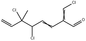 5,6-Dichloro-2-(chloromethylene)-6-methyl-3,7-octadienal Structure