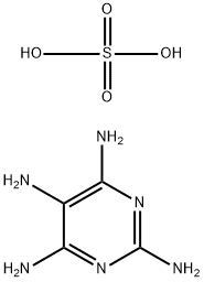 2,4,5,6-四氨基嘧啶硫酸盐, 5392-28-9, 结构式