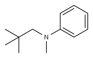 N-(2,2-Dimethylpropyl)-N-methylaniline Structure