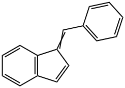 1-ベンジリデン-1H-インデン 化学構造式