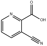 3-氰基吡啶-2-甲酸, 53940-10-6, 结构式